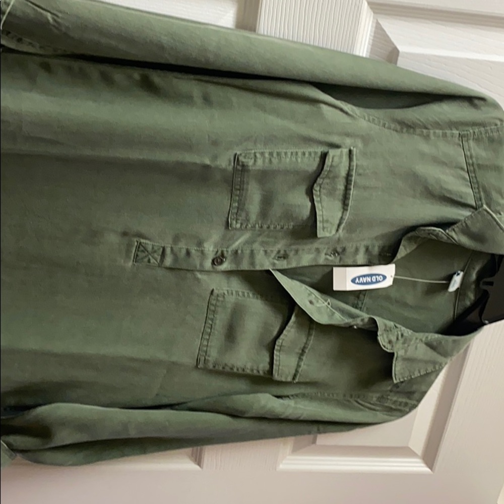 Green old navy dress